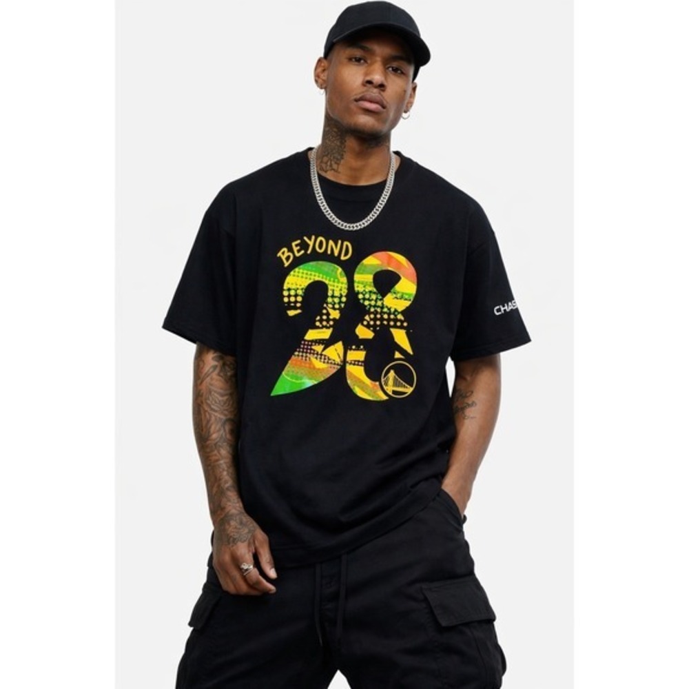Golden State Warriors Black History Month‎ Shirt XL Beyond 28 Promotional